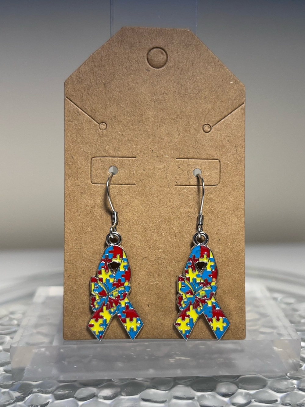 Handmade Autism Awareness Earrings